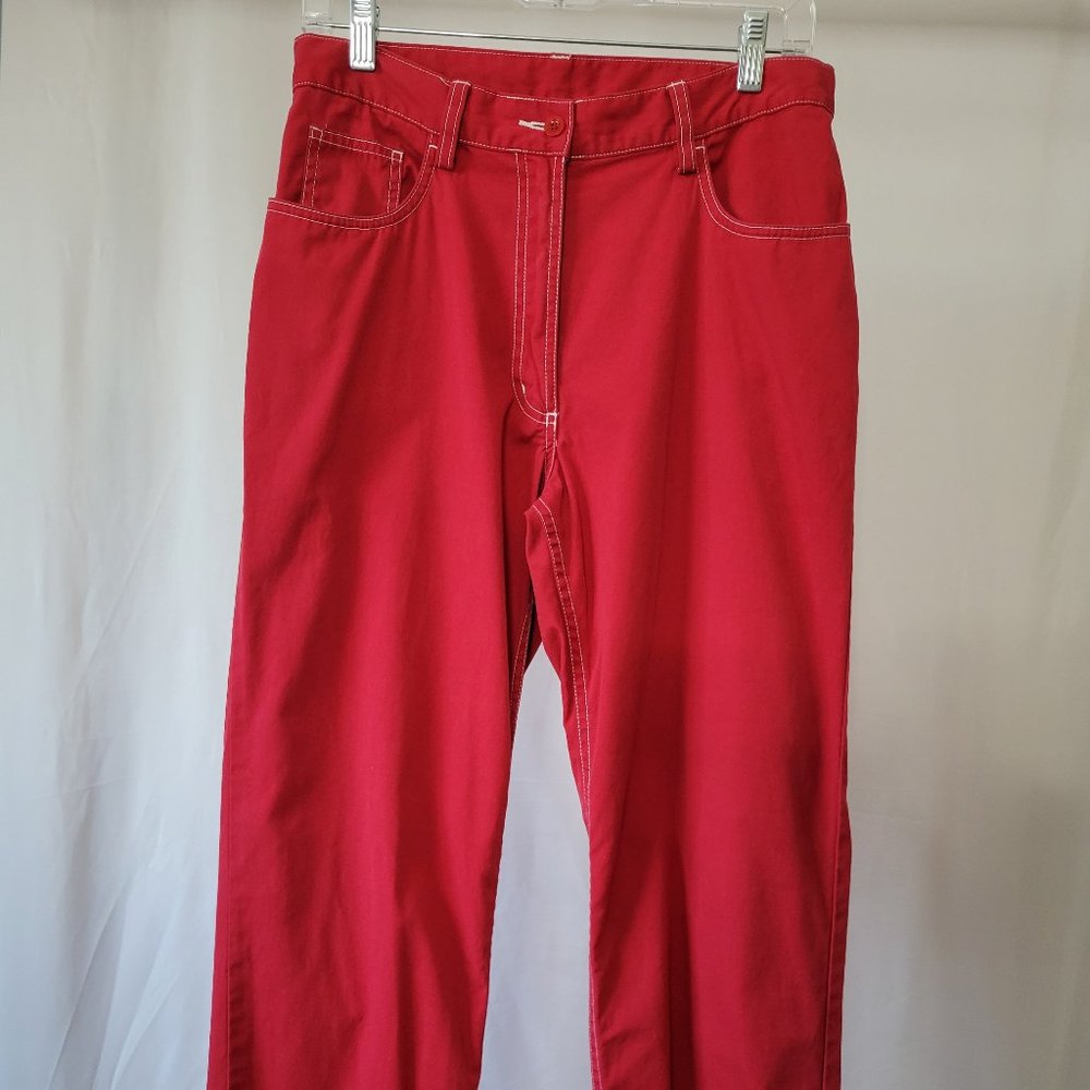 LL Bean Red Jeans